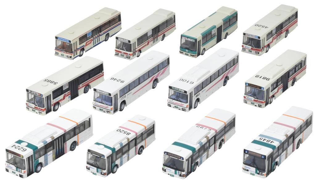 TOMYTEC The Bus Collection Nishitetsu Bus Special 12 Pieces BOX Diorama Supplies