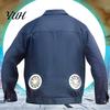 Air Conditioned Clothes Jacket Camouflage Cooling Men USB Long Conditioner Coat Sleeve Sun Protection with Fan for Office