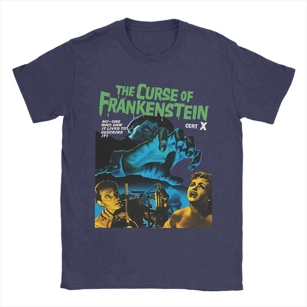 Men Women's The Curse of Frankenstein T Shirt  Pure Cotton Clothes Funny Short Sleeve Round Collar Tee Shirt 4XL 5XL 6XL T-Shirt