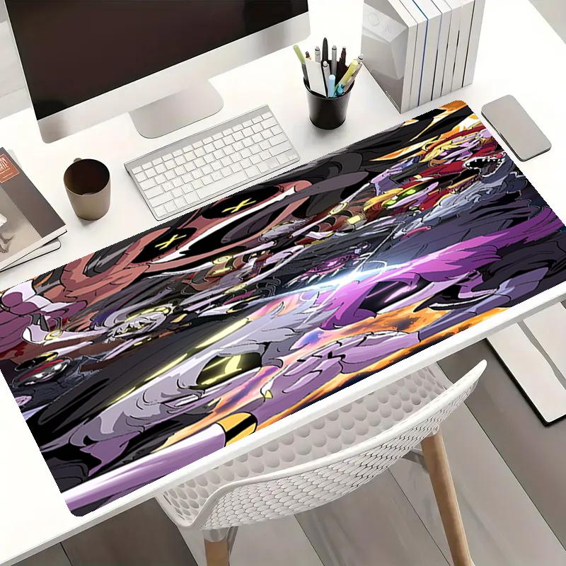Murder Drones Theme Mouse Pad, Non Slip Rubber Base, Multifunctional Office & Home Decor, Perfect for Workspace Personalization.