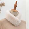 Real Rex Rabbit Fur Scarf For Women Winter Warm Double-Sided Thickened Fur Collar Luxury Fur Neck Warmer Natural Fur Scarves
