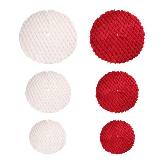 Юшенг Юбки для новогодней елки Круглые Плюшевые Коврик-покрывало для основания рождественской елки Украшения для дома Новогодняя вечеринка