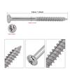 Pack of 50 Pickup Screws for JB Basses. High-quality, Rust-resistant, and Durable Pickup Mounting Screws.