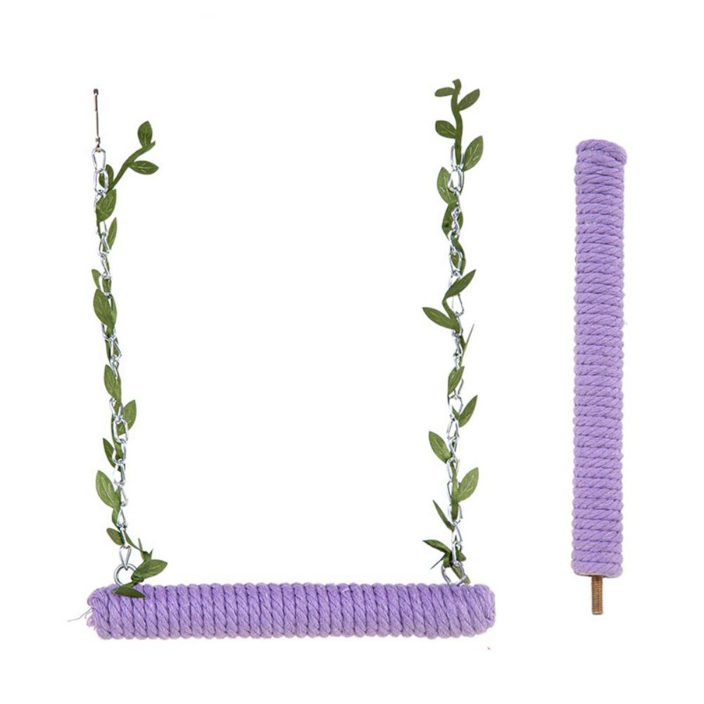 Деревянные качели для птиц, износостойкая жердочка для стачивания когтей попугая, игрушка-качели для попугая, кореллы