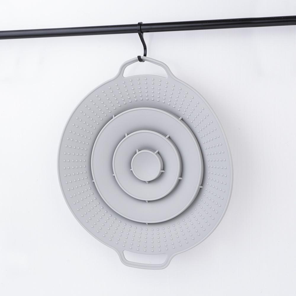 Силиконовая крышка для кастрюли против перелива, против перелива для приготовления каши, против разбрызгивания и против кипения, утолщенная крышка для глиняного горшка, кухня