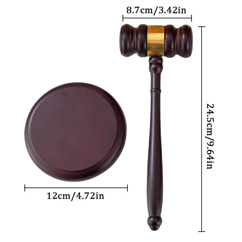 Идеальный настольный аксессуар, деревянный молоток и набор звуковых блоков для юристов, судей, председателей аукционных домов, президентов клубов