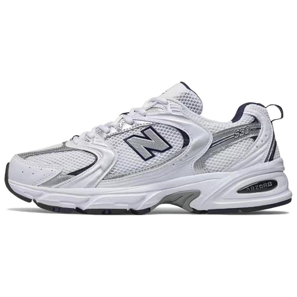 New Balance NB 530 Mesh, Synthetic Leather Cushioning Abrasion Resistant Breathable Low top Running Shoes Unisex MR530SG(Team603-)