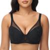 Plus Size Bra for Women Push Up Bras Sexy Lace Bra Seamless Underwire Brassiere Sexy Ladies Lingerie B-DD Cup