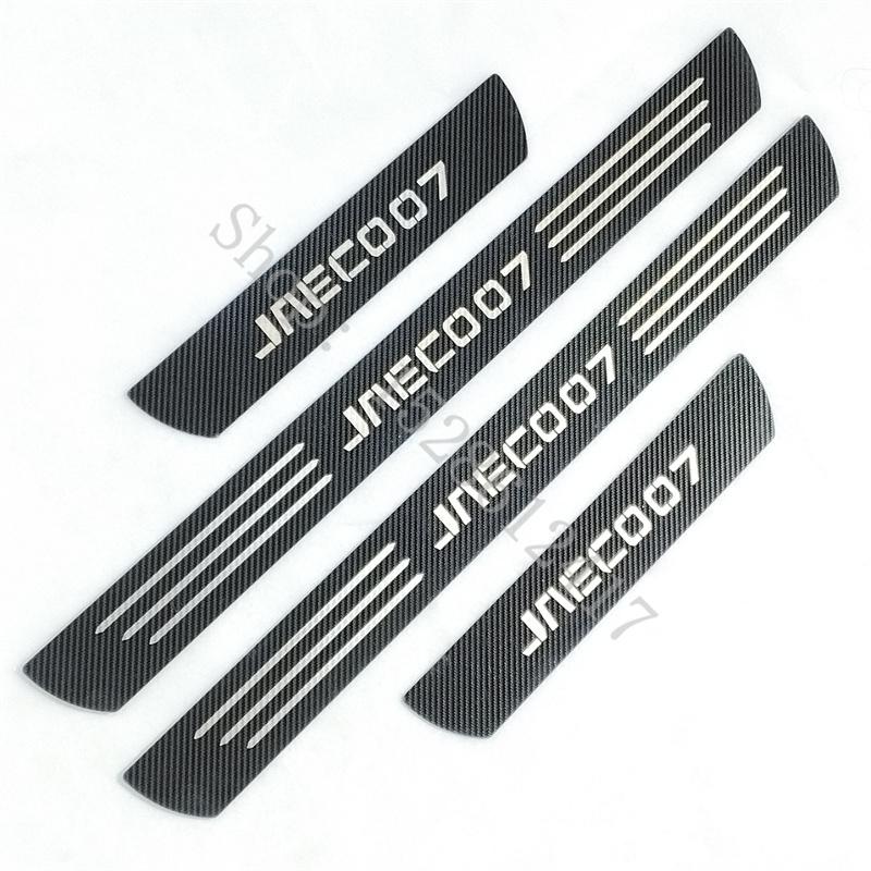 For CHERY JAECOO J7 2024 2025 2026 Door Sill Scuff Plate Trim Stainless Steel Kick Pedal Sill Protector Car Styling Accessories