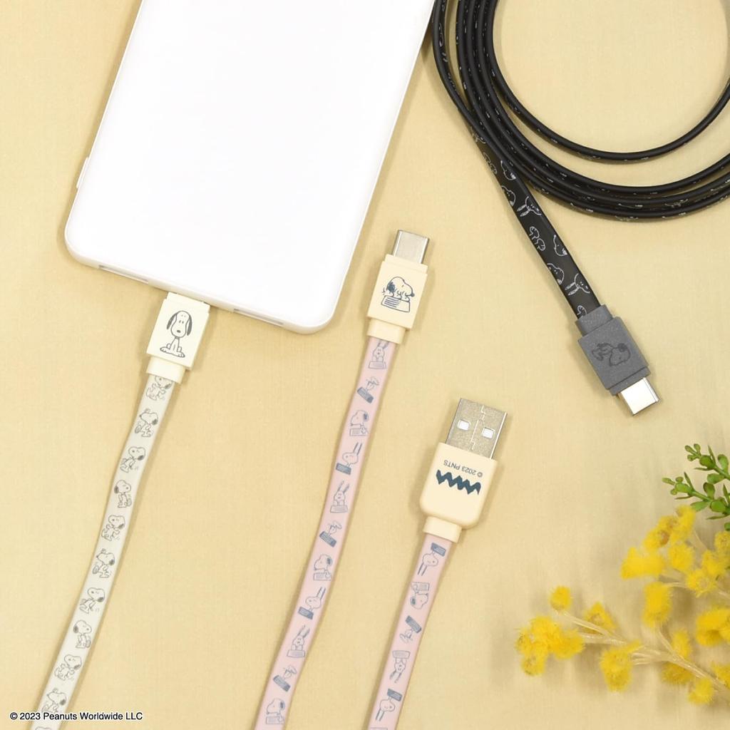 Gourmandise Peanuts Snoopy USB-кабель Ivory Type-C SNG-744IV