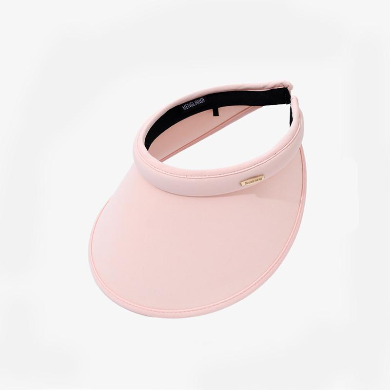 Простая однотонная металлическая шляпа-цилиндр для женщин, корейская мода, шляпа от солнца, закрывающая лицо, рекомендована Xiaohongshu