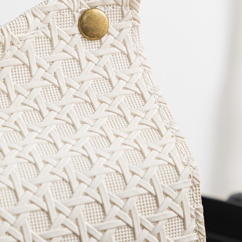 Leather Tissue Box Household Living Room Tea Table PU Rattan Leather Tissue Box Kitchen Desktop Nordic Napkin Holder Storage Box