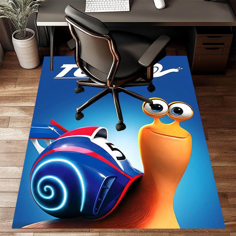 1pc TURBO (2) Design Printed Area Rug Carpet for Bedroom Living Room Home Decor Rugs Mat Non Slip Mat Rug for Bedside