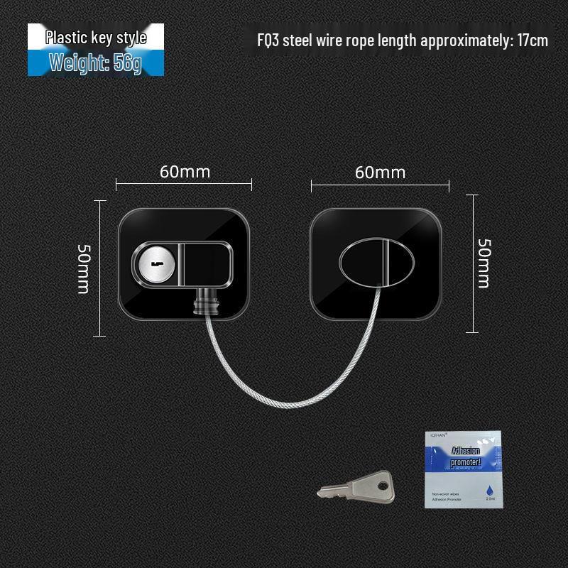 Multi-Purpose Child Safety Lock for Fridge & Windows – No-Drill Baby Latch