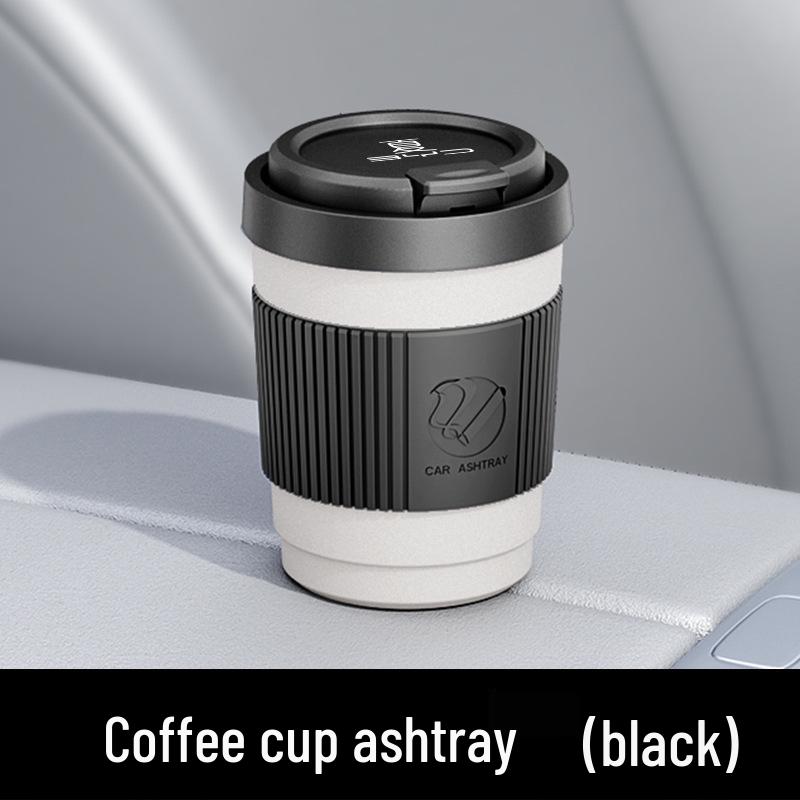 BYD Xia New Model Multifunctional Car Ashtray with Lid & Night Light