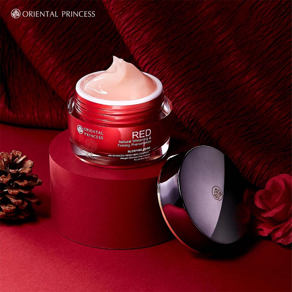 Oriental Princess RED Натуральная отбеливающая и укрепляющая ночная маска Phenomenon 50 г