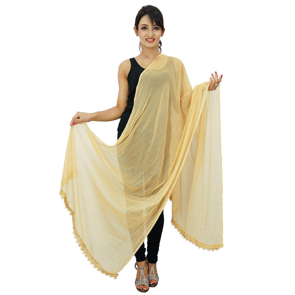 Шарфы из смеси шифона Dupatta Woman Chunni Indian Stole Throw Sarongs Wraps