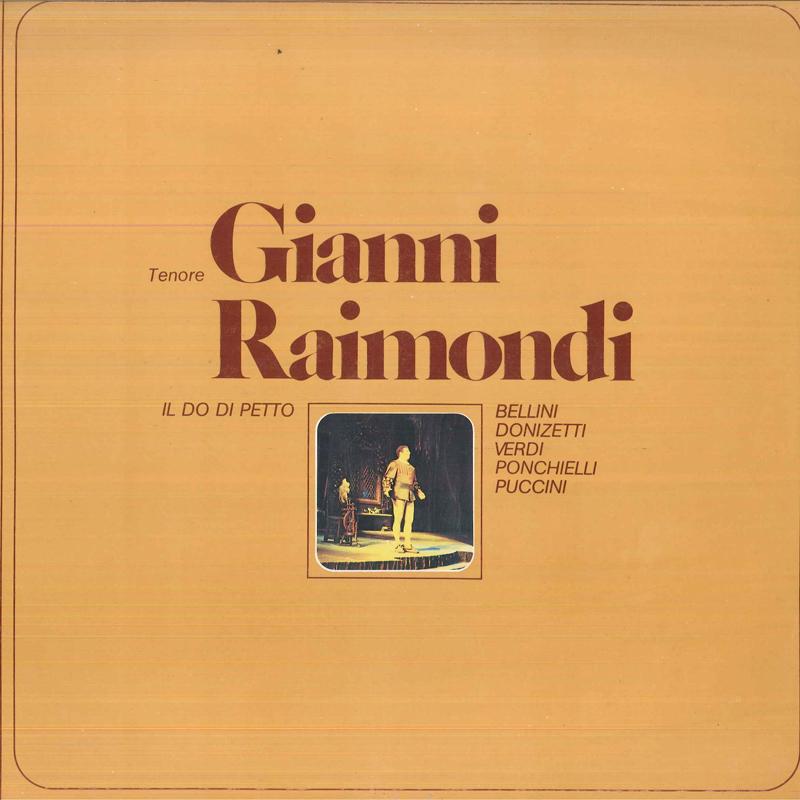 Виниловая пластинка GIANNI RAIMONDI Il Do Di Petto OCL16010 Ricordi 1962 Италия Классика Б/у