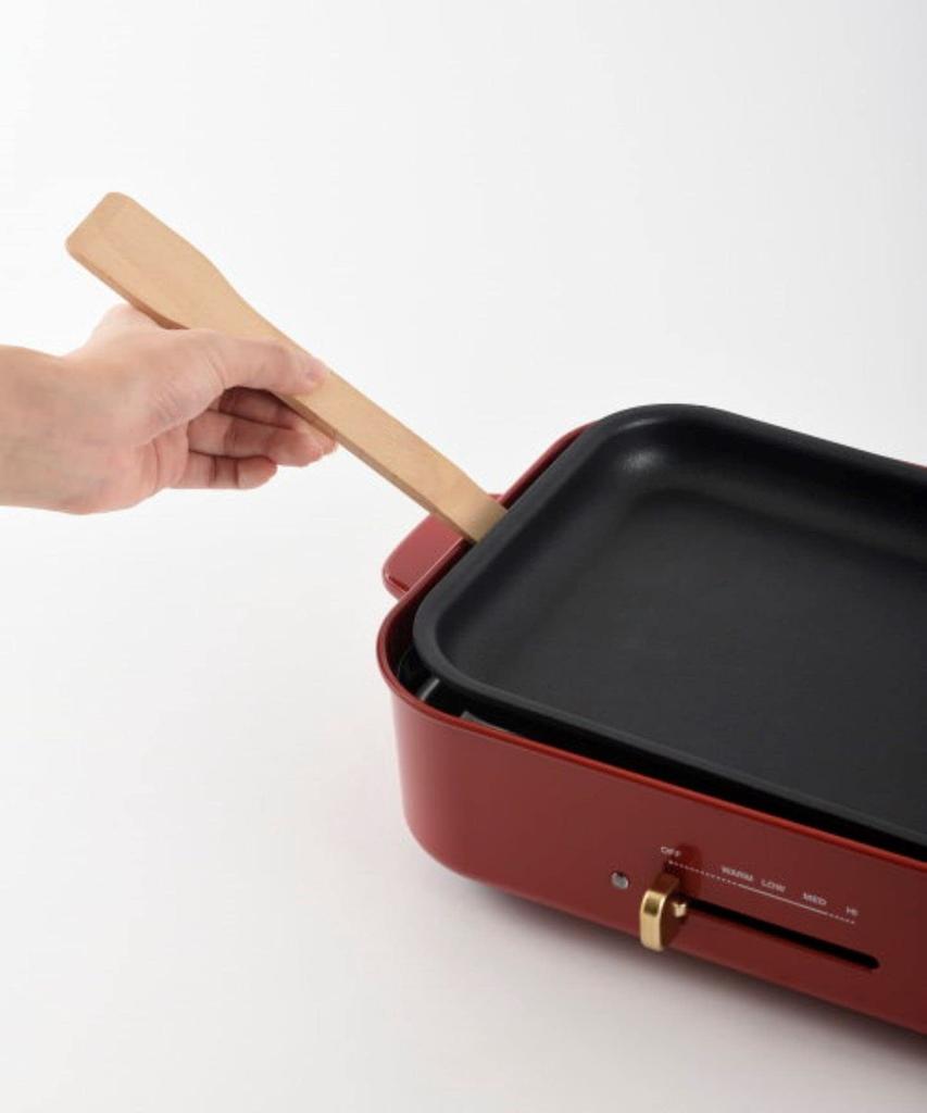 BRUNO Bruno Compact Hot Plate Body 4 Types of Plates Ceramic Coated Pot Flat Recipe Book Included Navy Navy Stylish Cute This 1 Unit Lid Included