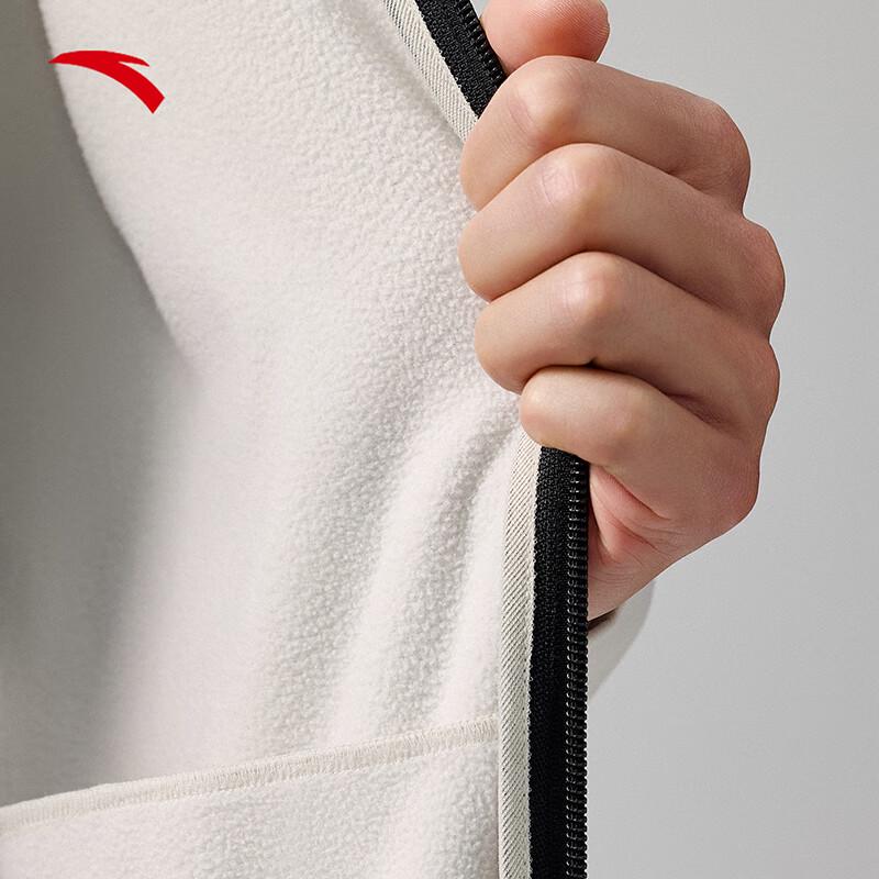 Anta Men's Executive Fleece-Lined Hooded Jacket