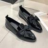 Pointy Bow Women's Loafers  New Spring Comfort Formal Shoes Fashion Mary Janes Women Plus-size Daily Casual Flats Shoes