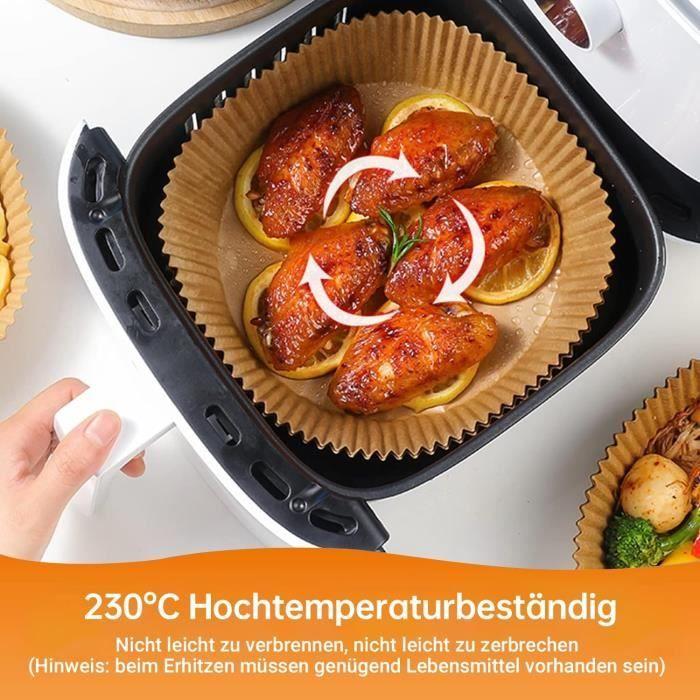 Air Fryer Paper Sheets 120 pcs,Air Fryer Cooking Paper Paper Liner,Air Fryer Parchment Paper,Round Paper for Air Fryer