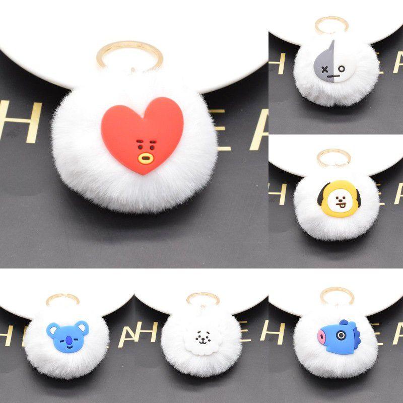Брелок-пушистик Bts Kpop Bts Bangtan Boys Чимин Джин Чонгук Джей-Хоуп Подвеска Подарок для фанатов