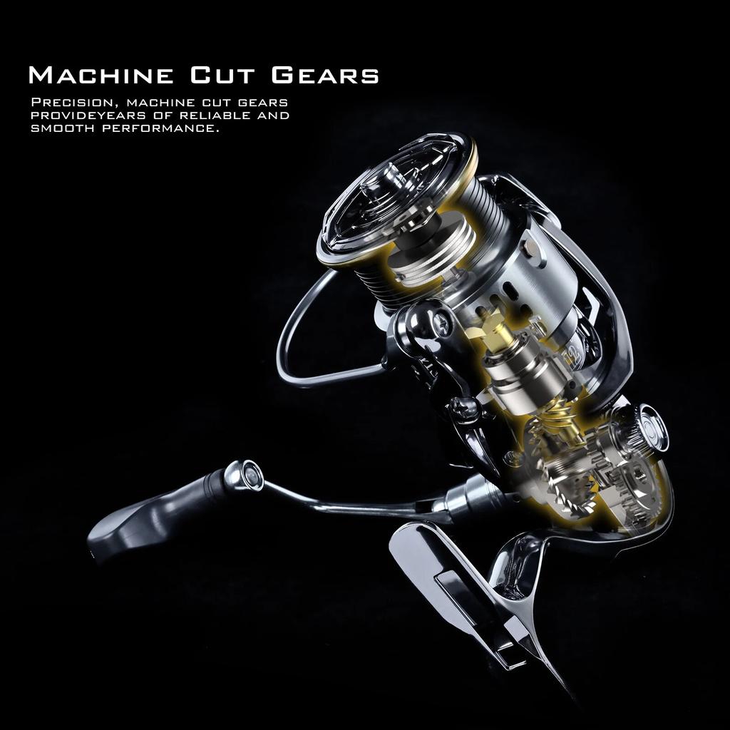 New Spinning Fishing Reels 1000-5000 Ultralight Max Drag 25kg 5.2:1 12+1BB Surfcasting Saltwater Jigging Fishing Accessories