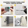 Retractable Dog Safety Gate Extendable Up To 140 Cm Width For Stairs And Doors Gray
