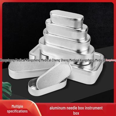 Портативный алюминиевый дезинфекционный бокс для игл для акупунктуры и термометров