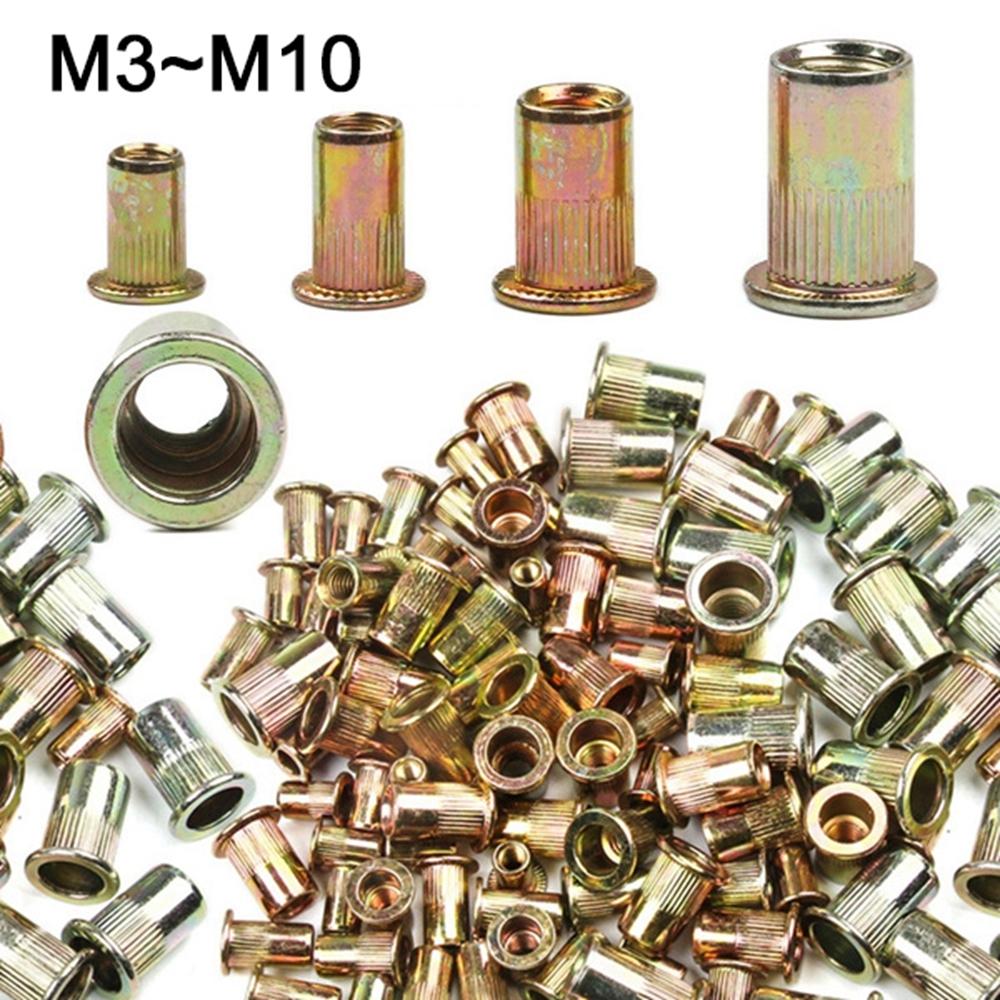 Insert Nutsert Cap Reveting Home Improvement Hardware Flat Head Rivet Nuts Nuts Fastener