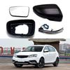 Compatible with 14-17 Geely Emgrand Rearview Mirror Cover with Reflective Lens & Turn Signal