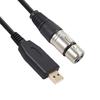USB Male To XLR Female Microphone Converter Mic Studio Adapter Audio Link Cable