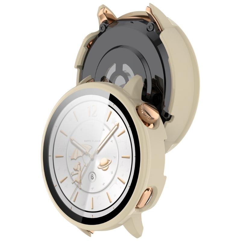 Upgrades PC Glass Mixed  Protective Cover with Full edges  Defense & Precise Button cutout Suitable for Watch X2 Mini