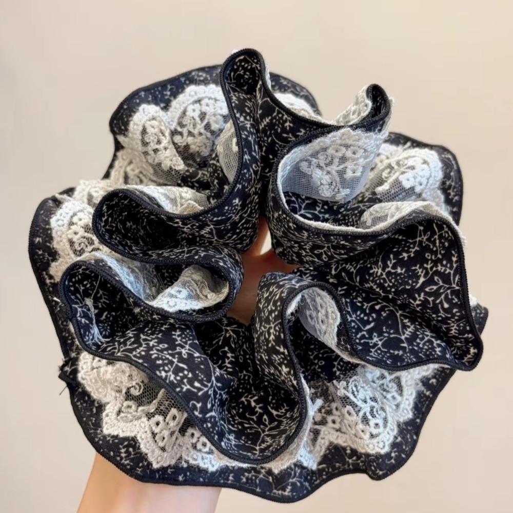 Large Size Women Hair Scrunchies French Style Oversized Hair Ropes Hair Accessory