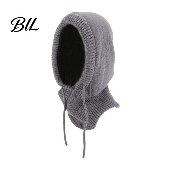 Breathable Winter Face Mask Balaclava Hat for Men And Women, Windproof Thermal Headwear Extreme Cold Knitted Hooded Neckerchief, Adjustable Drawstring