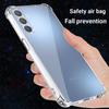 Shockproof Airbag Clear Case For Samsung A15 4G 5G Soft Clear Silicone Phone Case For Samsung Galaxy A15 A156B A155F Back Cover