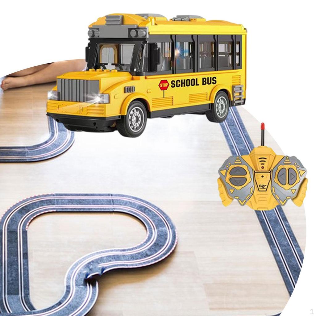 Городской автобус модель радиоуправляемая машина 1/30 4 канала классические радиоуправляемые транспортные средства детский подарок с огнями