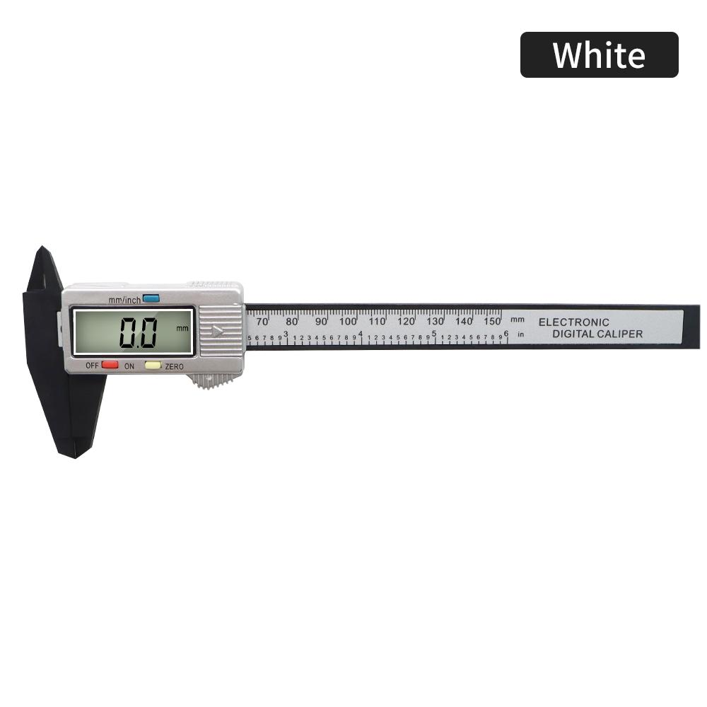 150mm Digital Vernier Calipers LCD Electronic Carbon Fiber Gauge 0.1mm Micrometer Digital Ruler Height Depth Measuring Tool