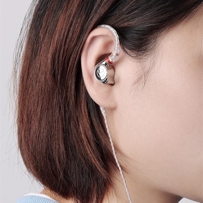 TRN TA1 Наушники-вкладыши Tower Circle Iron Bass MMCX Мобильные музыкальные бас-металлические наушники