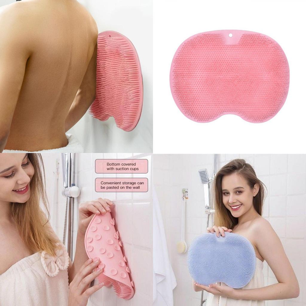 Ленивый массажер для спины и коврик для пилинга ног Многофункциональный коврик для купания и массажа ног с противоскользящим дизайном Розовый/голубой/оранжевый/темно-серый