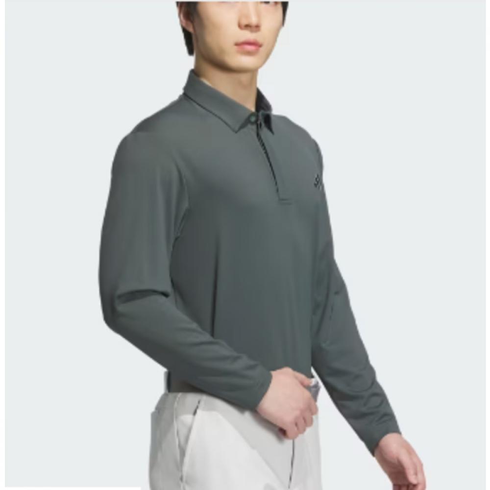 Adidas Футболка-поло Aerolady для мужчин Golf 24fw, размер S, с длинным рукавом Im6415