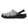 Crocs Повседневная модная обувь с дырками мужская черно-серая