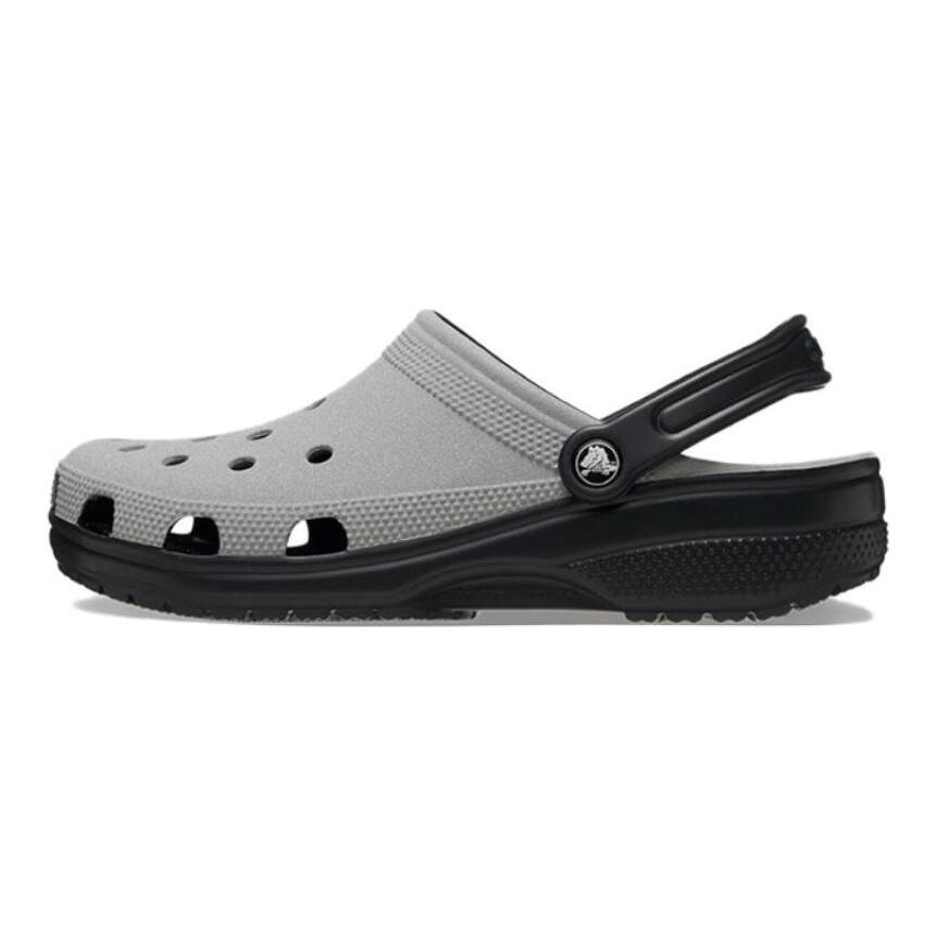 Crocs Повседневная модная обувь с дырками мужская черно-серая