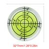 3pcs 32mm Horizontal Bubble Level High Precision Environmental Bulls Eye Spirit Level Accessories For Measuring Instrument