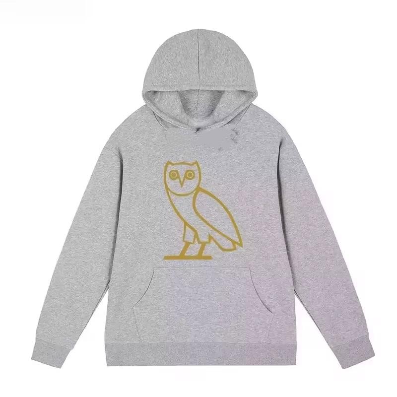 Fashion Trend 2025 Hooded Hoodie for Women And Men Simple Owl Pattern Drake Duck Album Egg Rap Hip-Hop Style Sweatshirt moto