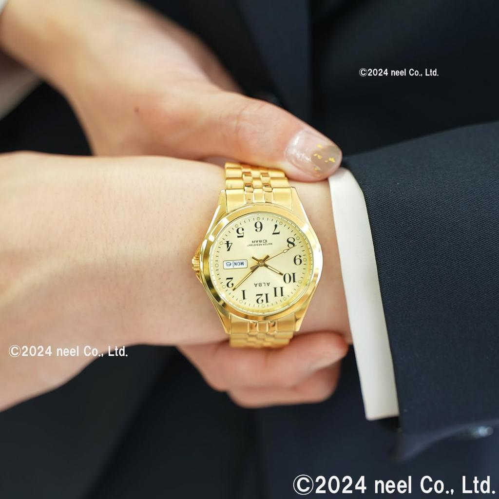 Alba Standard Quartz AQGK469 Champagne Gold [Seiko Watch] Men's