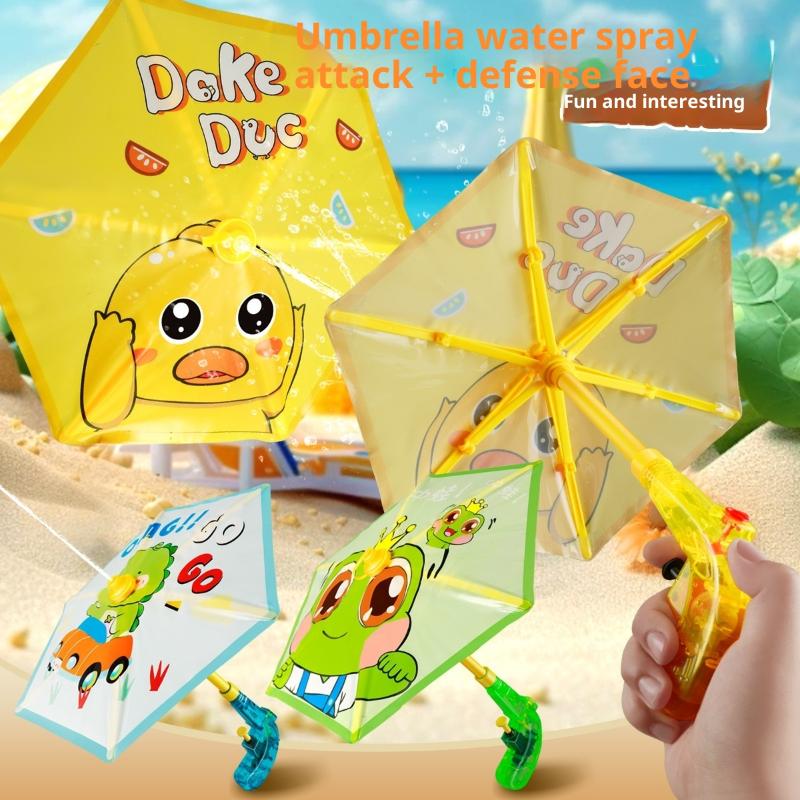 Child Friendly Umbrella Water Blaster Gun for Outdoor Fun at Beach or Yard