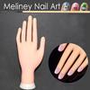 Puntos Nail Art Сгибаемое настольное крепление Мягкая модель для маникюра Учебная искусственная рука