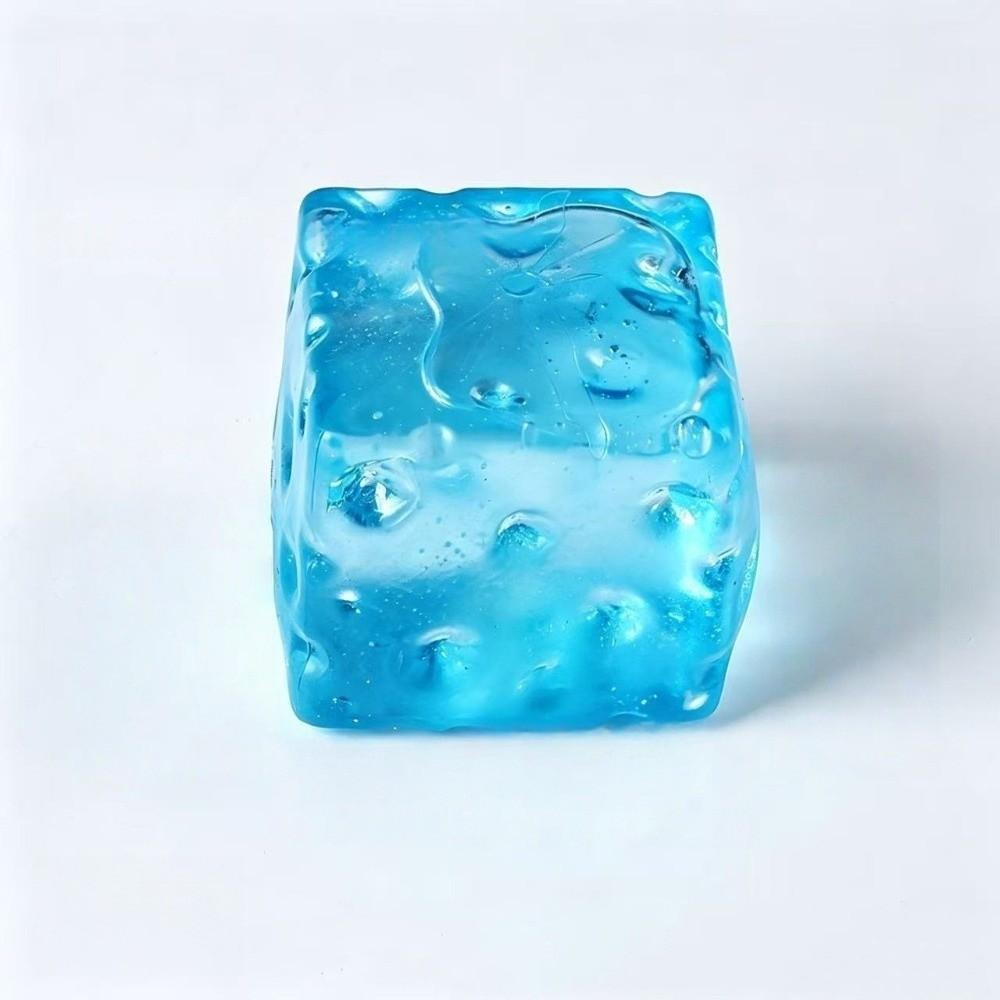 Cube Shape Squeeze Toy Translucence Decompression Toy Stress Relief Sensory Toy  Adult